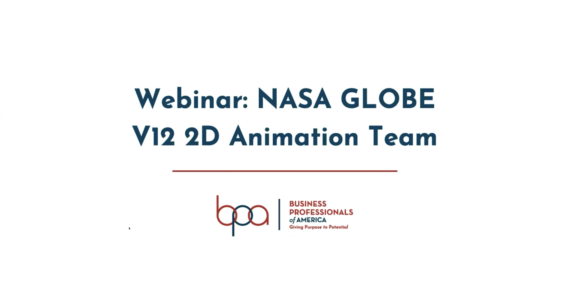 BPA + The GLOBE Program Webinar